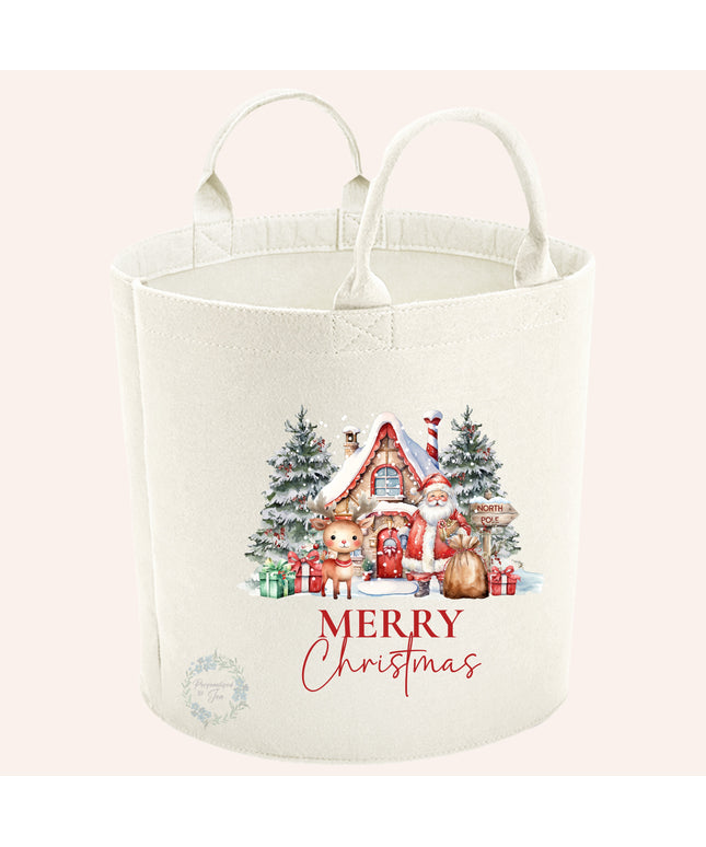 Christmas Felt Trug