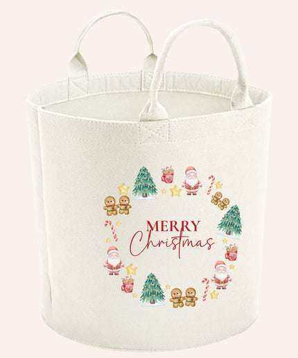 Christmas Felt Trug