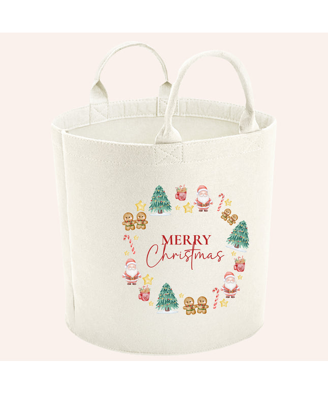 Christmas Felt Trug