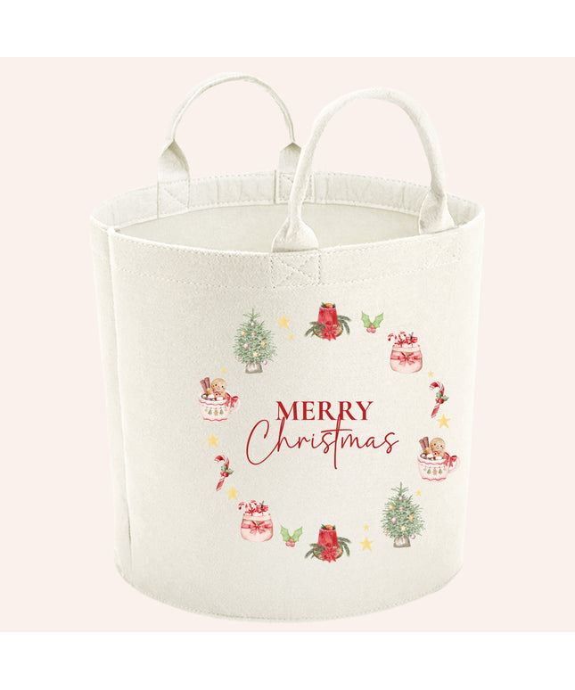 Christmas Felt Trug