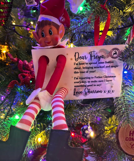 Elf Arrival Postcard