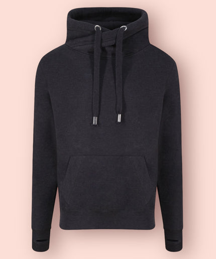 Cross Neck/Cowl Hoodie