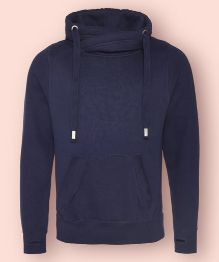 Cross Neck/Cowl Hoodie
