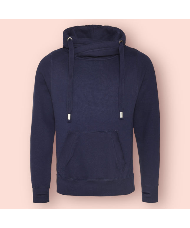 Cross Neck/Cowl Hoodie