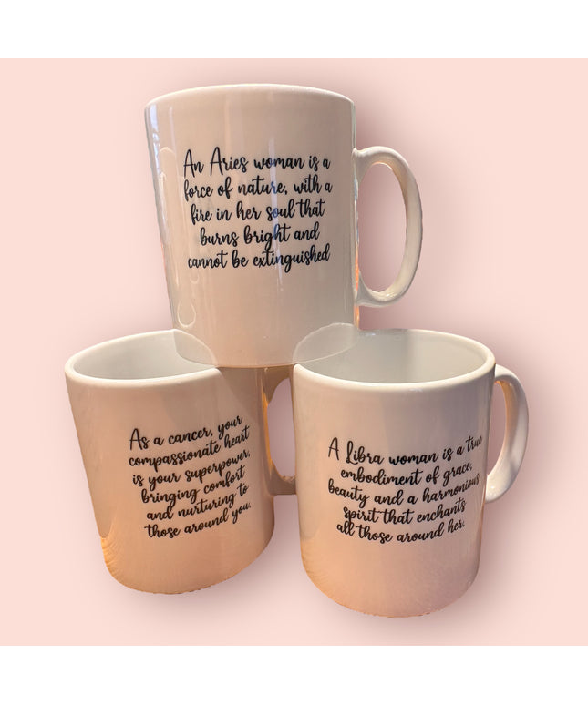 Zodiac sign mug