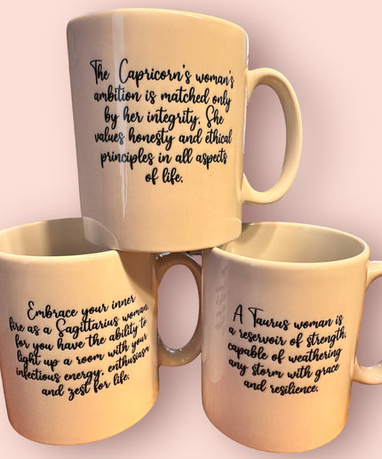 Zodiac sign mug