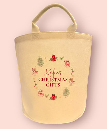 Christmas Felt Trug