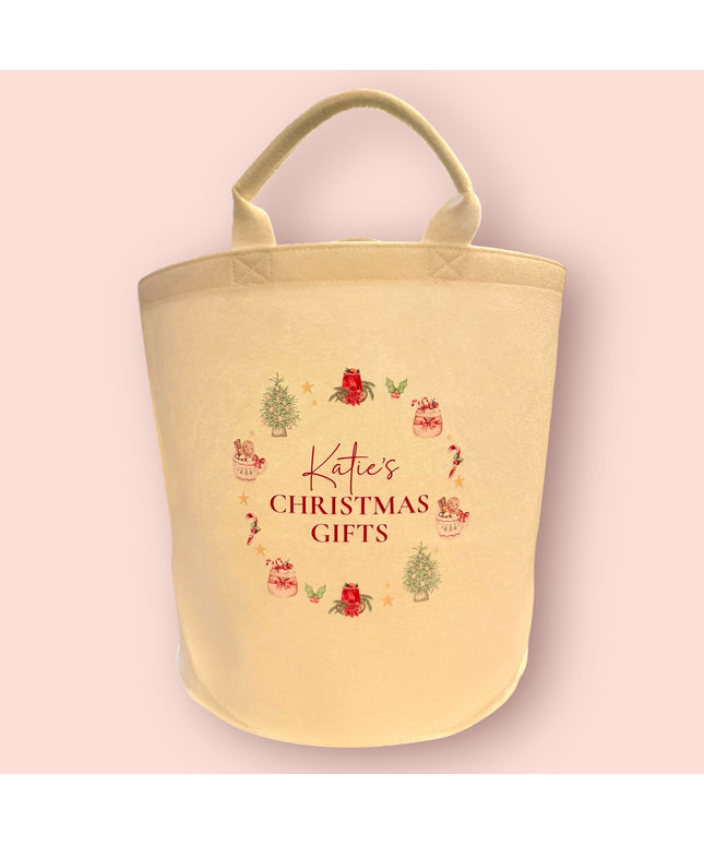 Christmas Felt Trug