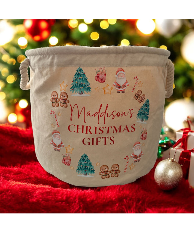 Personalised Christmas Trug