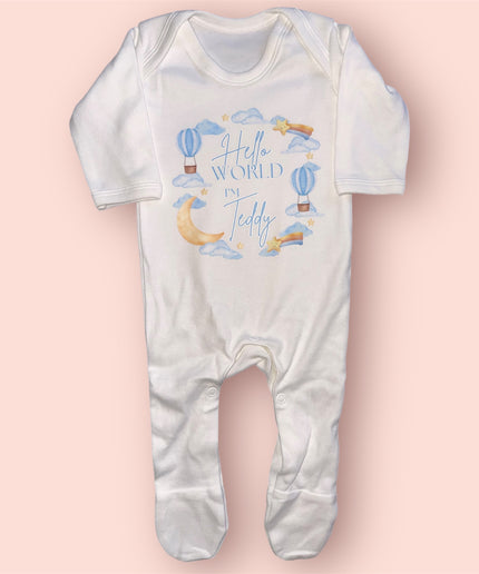 Personalised sleepsuit/babygrow