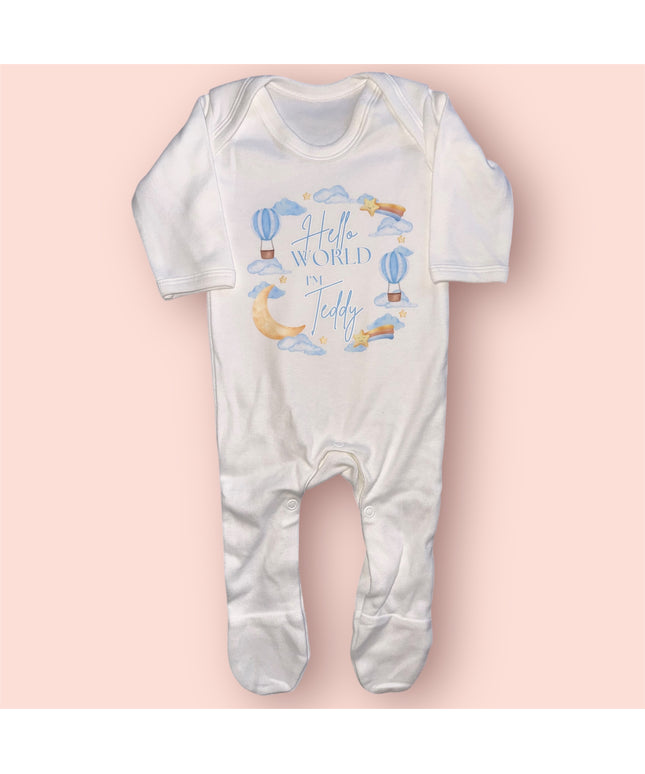 Personalised sleepsuit/babygrow