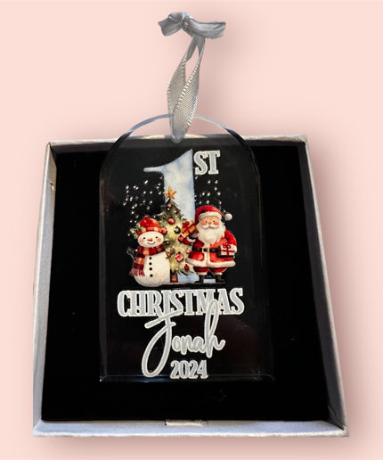 Glass Christmas Decoration