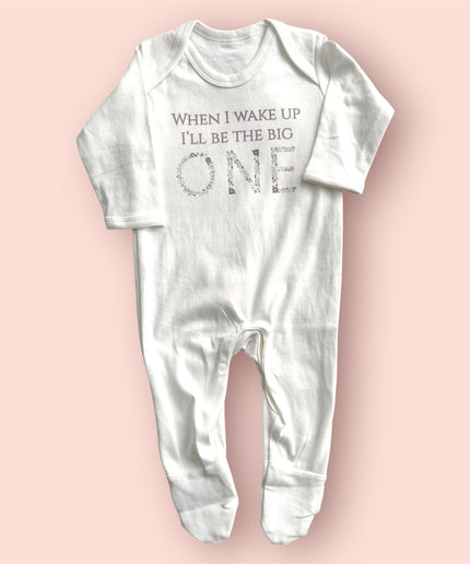 Personalised sleepsuit/babygrow