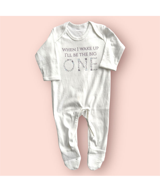 Personalised sleepsuit/babygrow