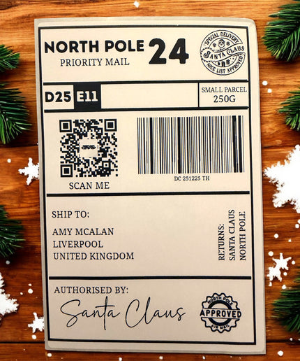 Personalised Postage Label