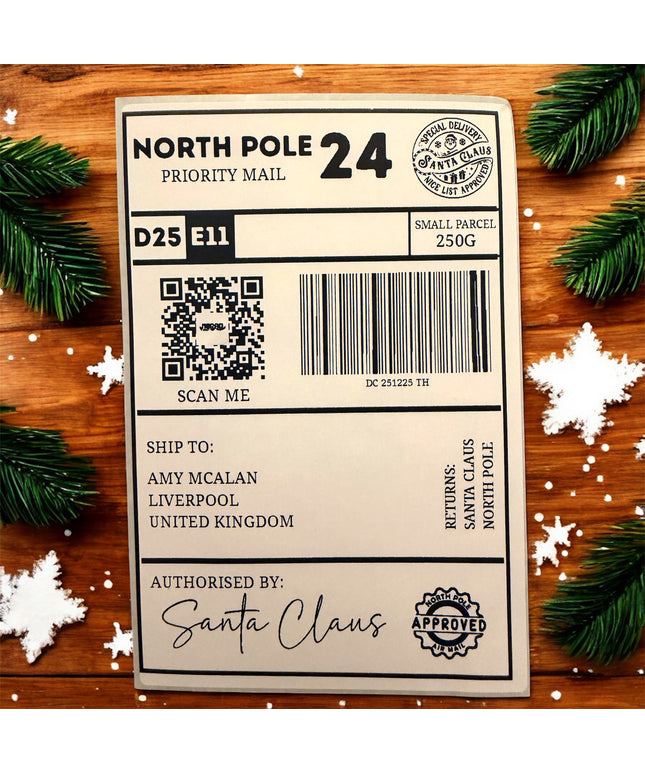 Personalised Postage Label