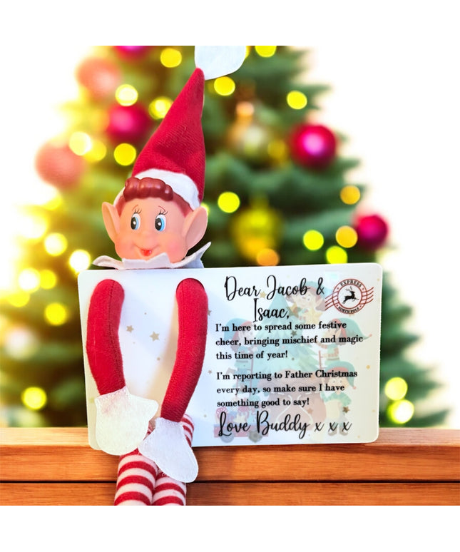 Elf Arrival Postcard