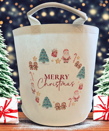 Christmas Felt Trug