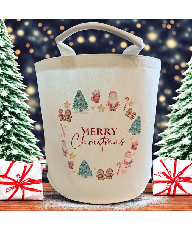 Christmas Felt Trug