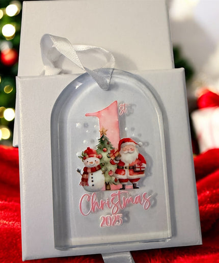 Glass Christmas Decoration