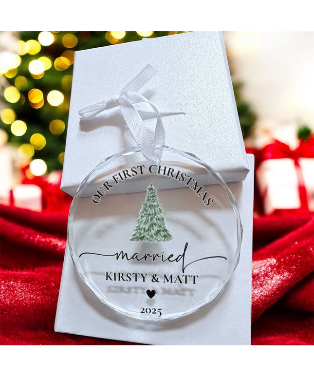 Glass Christmas Decoration